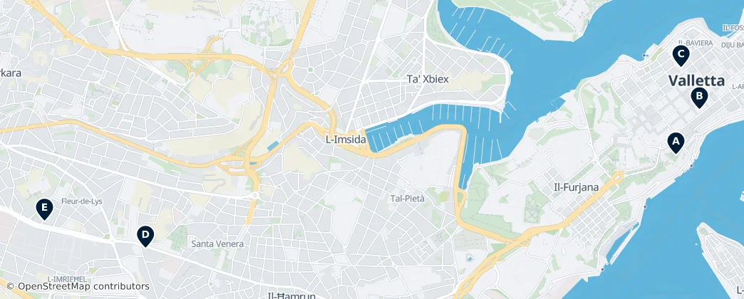 Map of Msida