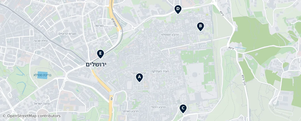 Map of Old City