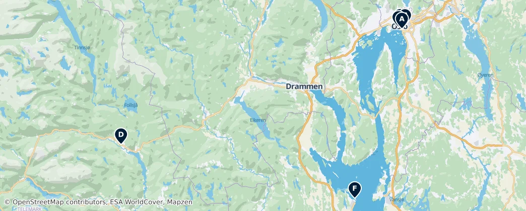 Map of East Land