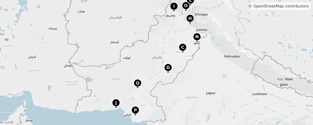 Map of Pakistan