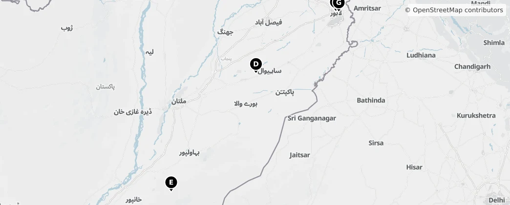 Map of Punjab