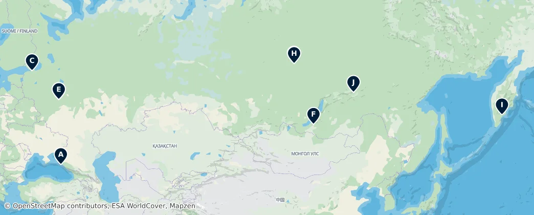 Map of Russia