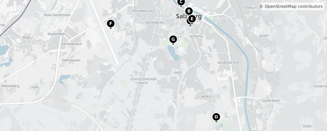 Map of Salzburg