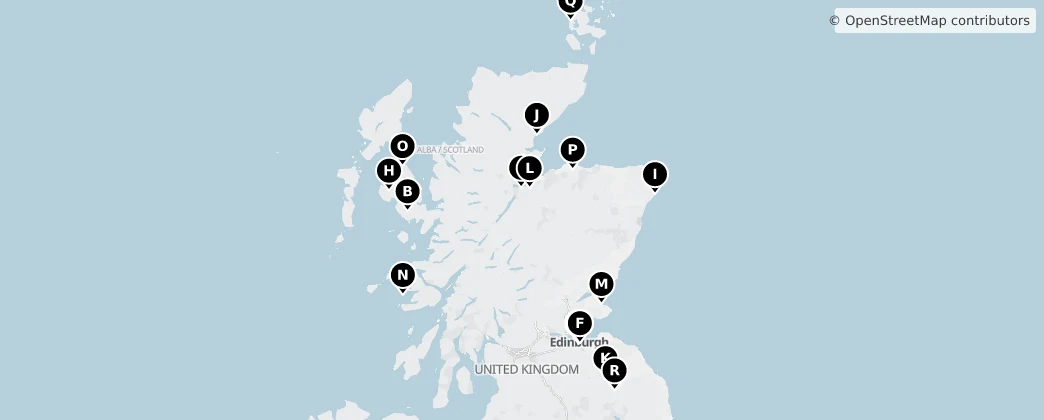 Map of Scotland