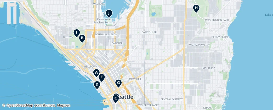 Map of Seattle