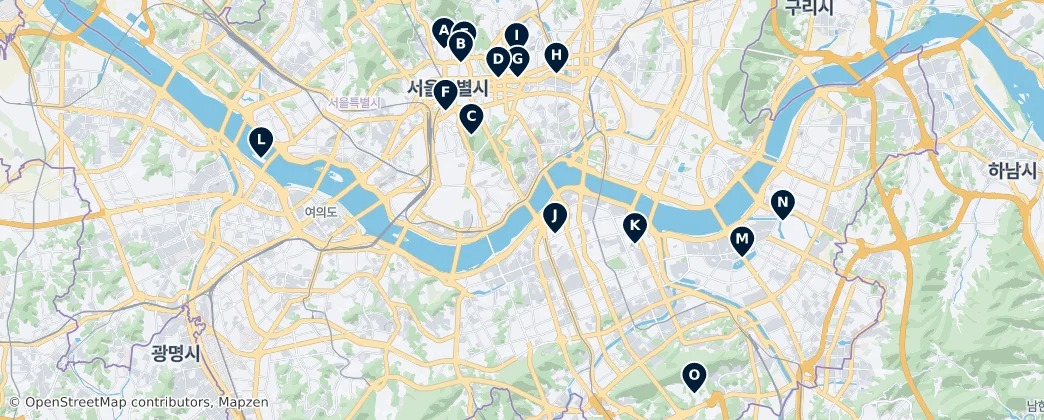 Map of Seoul