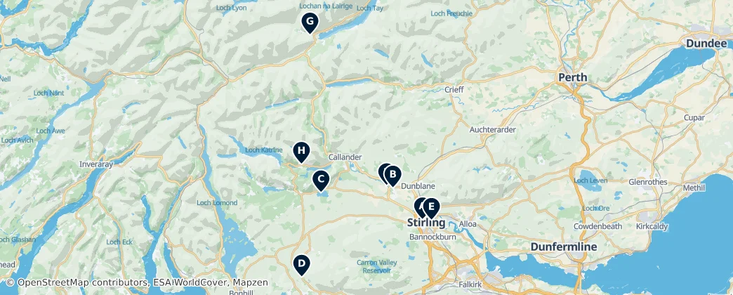 Map of Stirling
