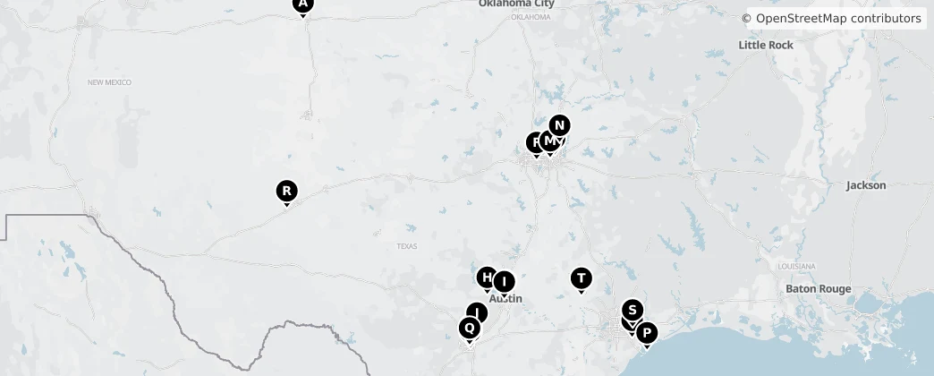 Map of Texas
