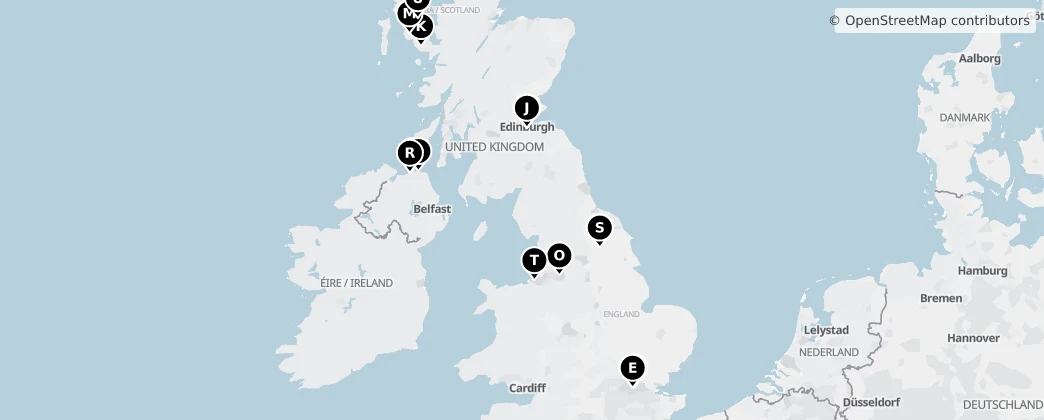 Map of United Kingdom