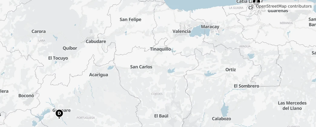 Map of Venezuela
