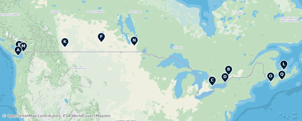 Map of Canada