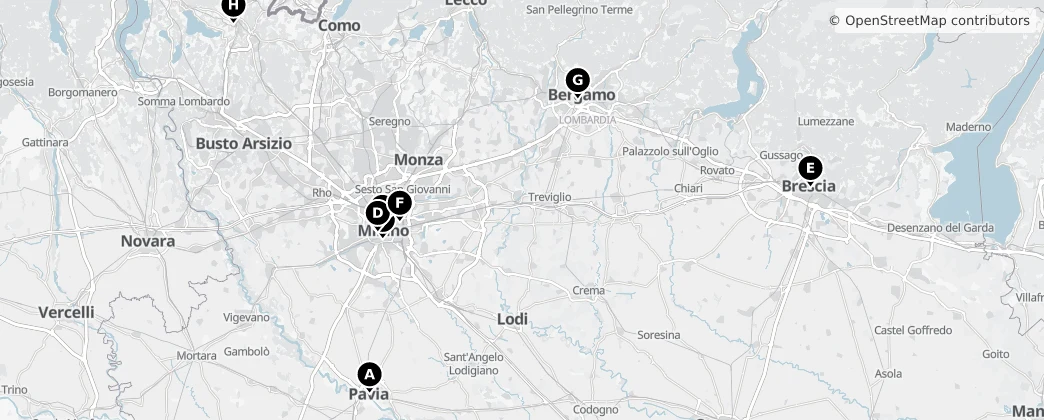 Map of Lombardy