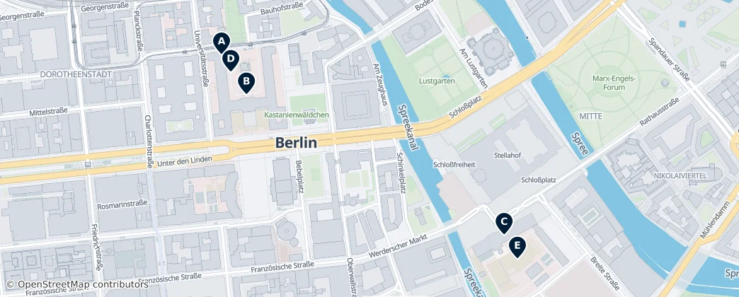 Map of Mitte