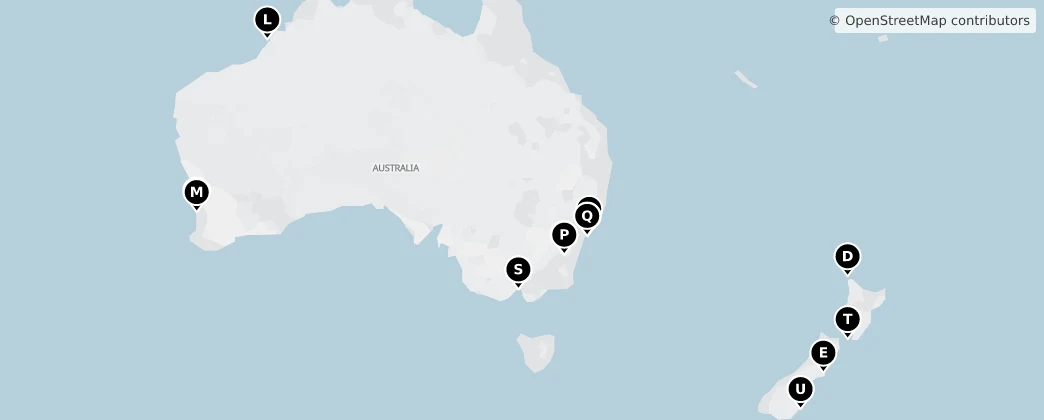 Map of Oceania