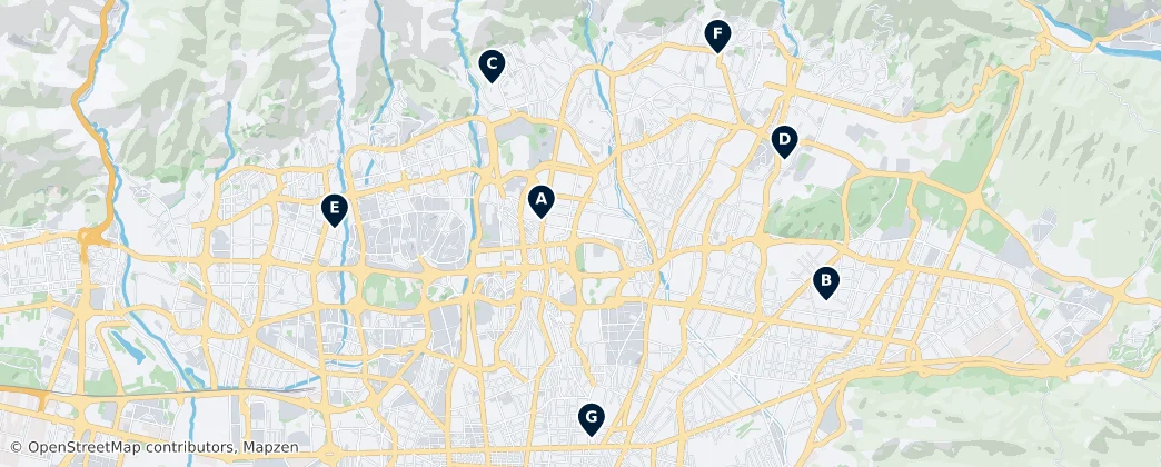 Map of Tehran