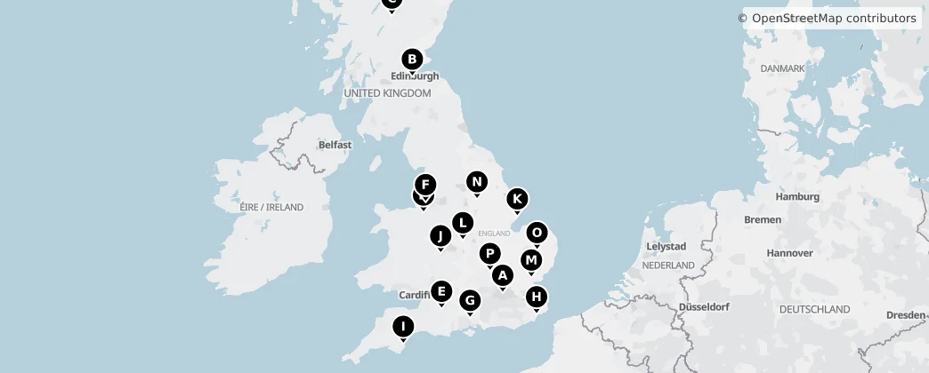Map of Great Britain