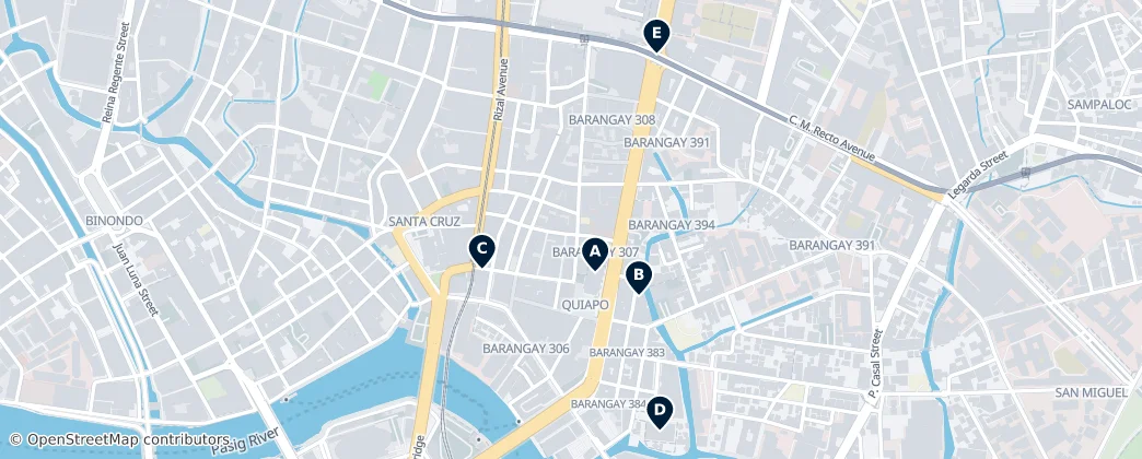 Map of 307
