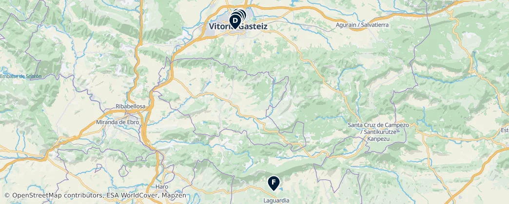 Map of Álava