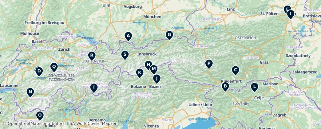 Map of Alpler