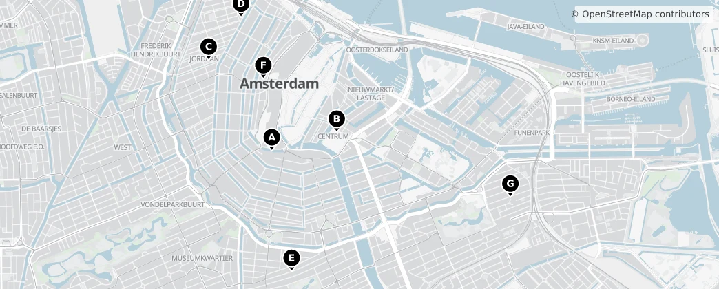 Map of Amsterdam