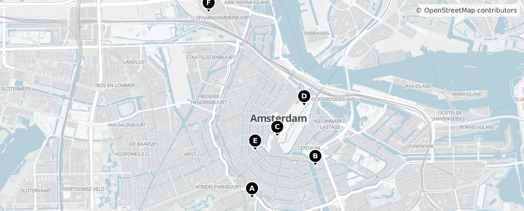 Map of Amsterdam