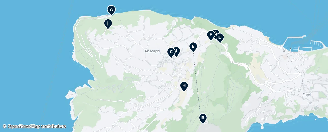 Map of Anacapri