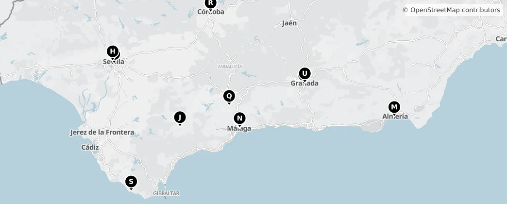Map of Endülüs