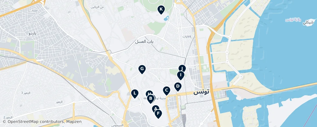 Map of Bab Laassal