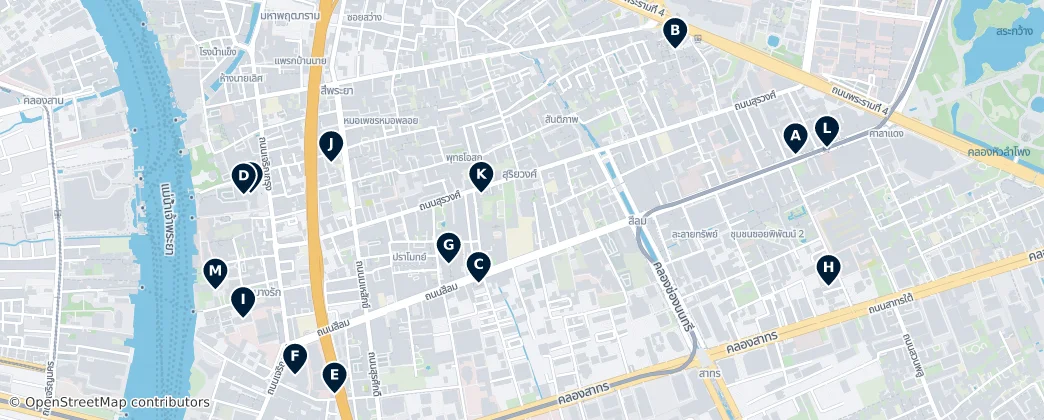 Map of Bang Rak