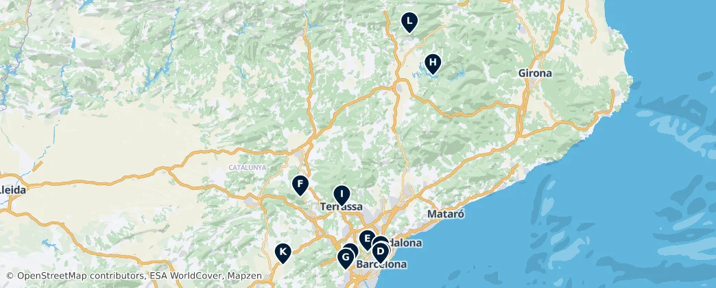 Map of Barselona