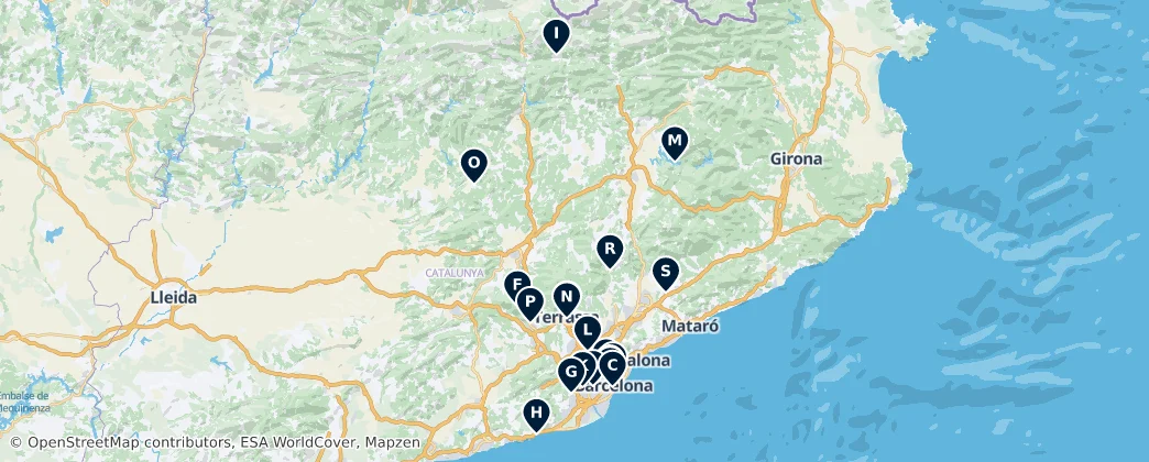 Map of Barselona