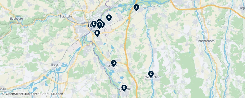 Map of Bavyera