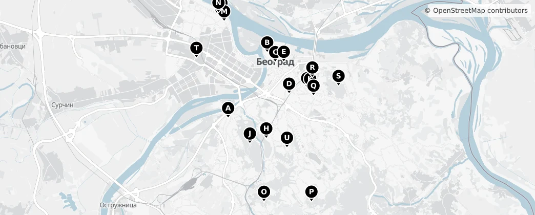 Map of Belgrad