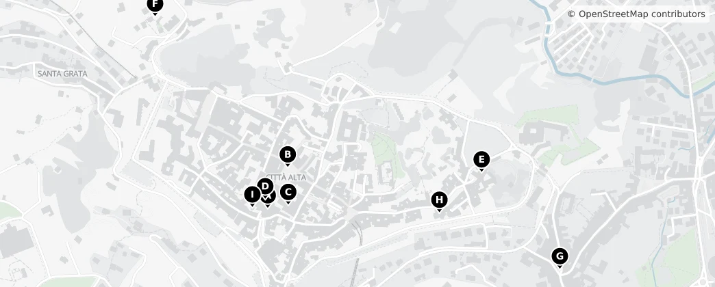 Map of Bergamo