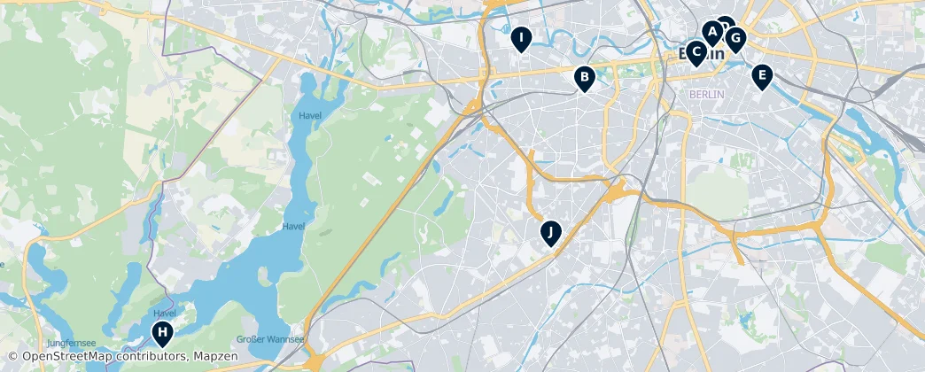 Map of Berlin