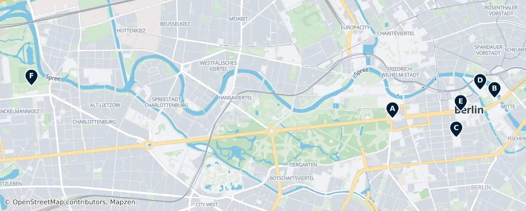 Map of Berlin