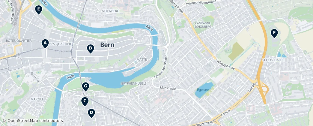 Map of Bern