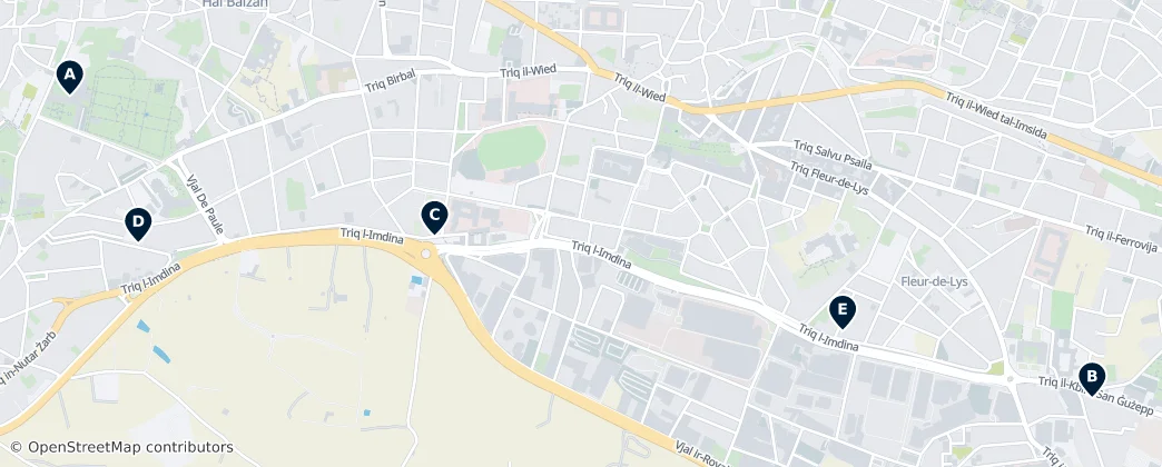 Map of Birkirkara