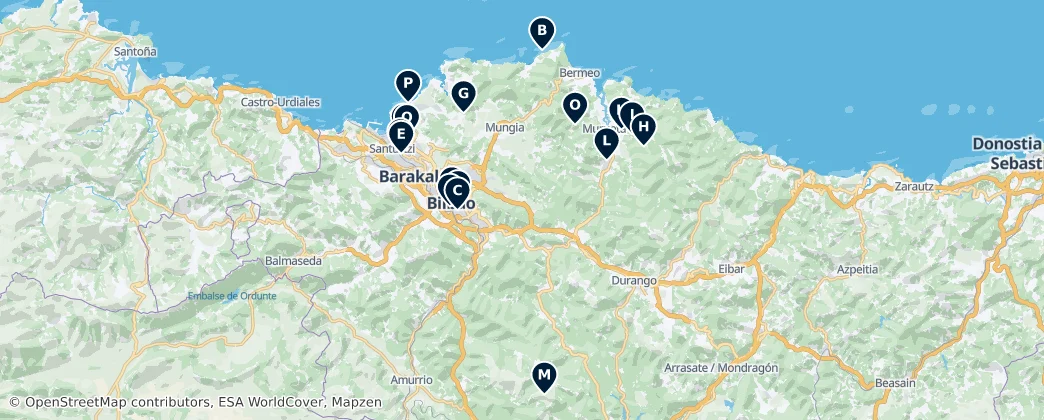 Map of Biskay
