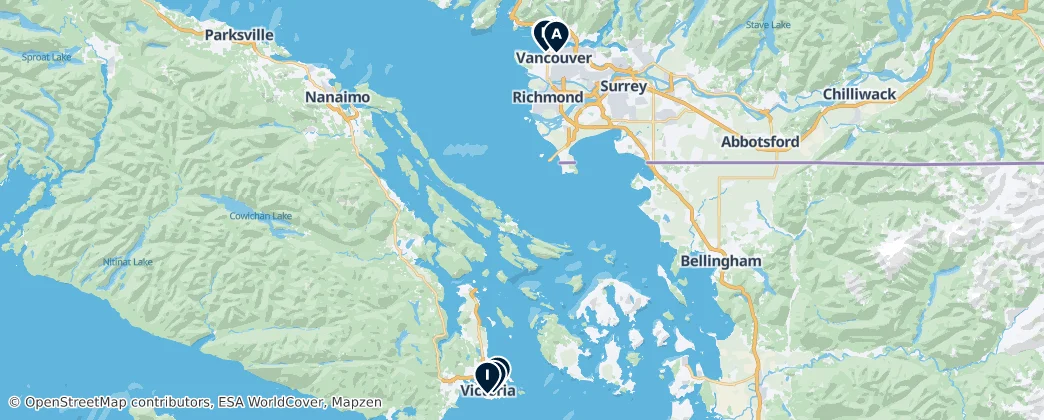 Map of Britanya Kolumbiyası