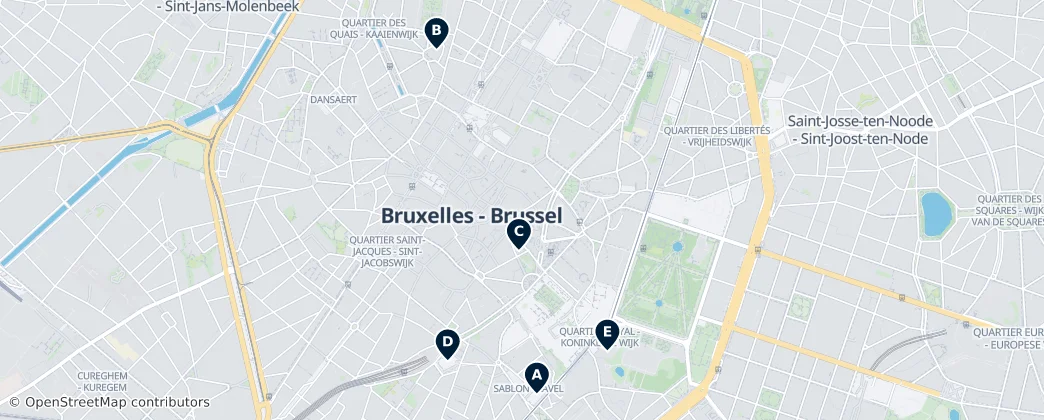 Map of Brüksel
