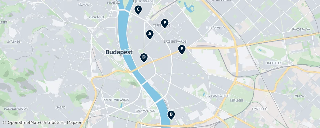 Map of Budapeşte