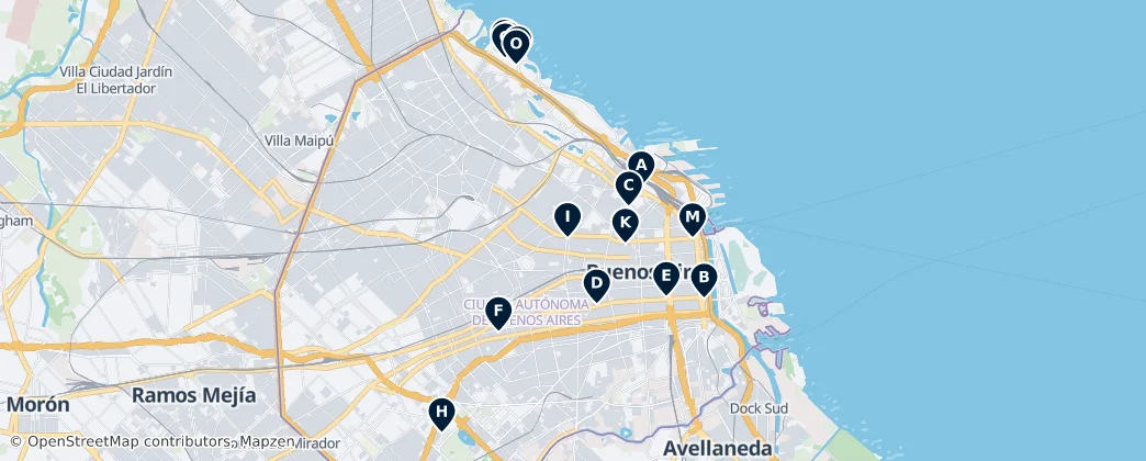 Map of Buenos Aires