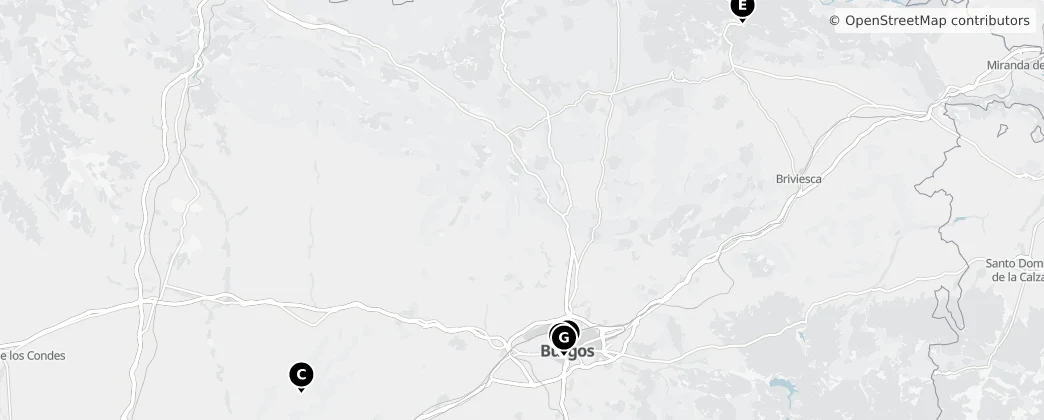 Map of Burgos