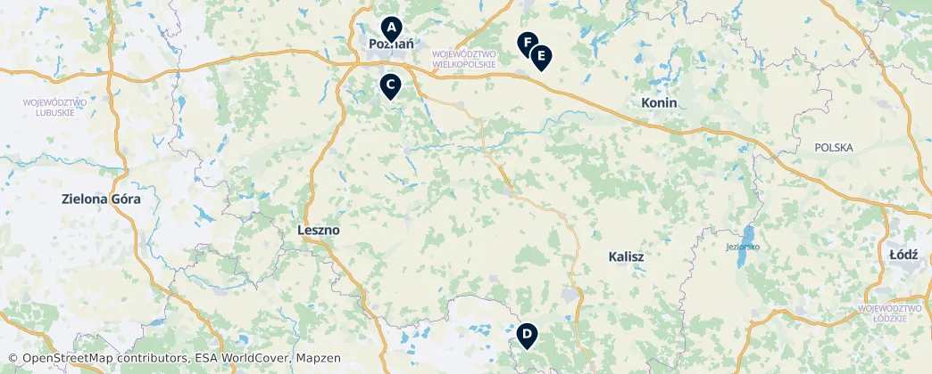 Map of Büyük Polonya Voyvodalığı