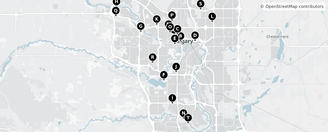 Map of Calgary