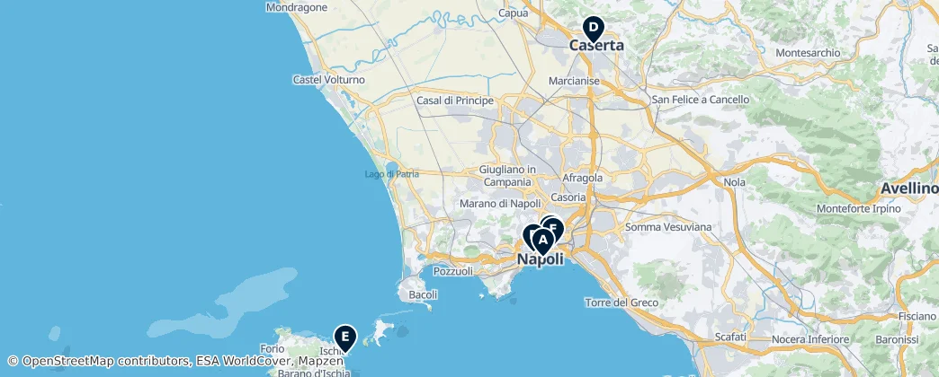Map of Campania