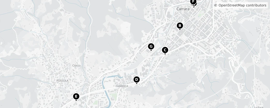 Map of Carrara