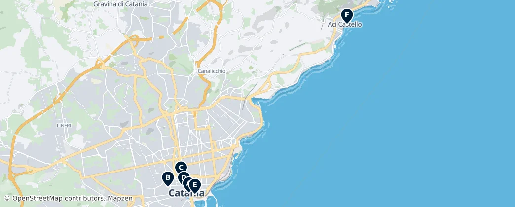 Map of Katanya Metropoliten Şehri