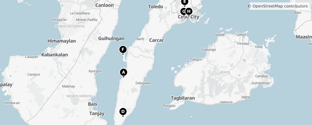 Map of Cebu